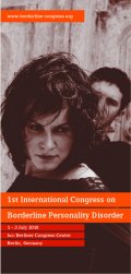 1. Internationaler Borderline Kongress 1.-3. Juli 2010 in Berlin