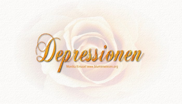 Depressionen www.blumenwiesen.org Monika Kreusel